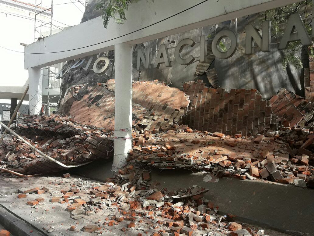 Así quedó la tradicional esquina del centro cordobés.