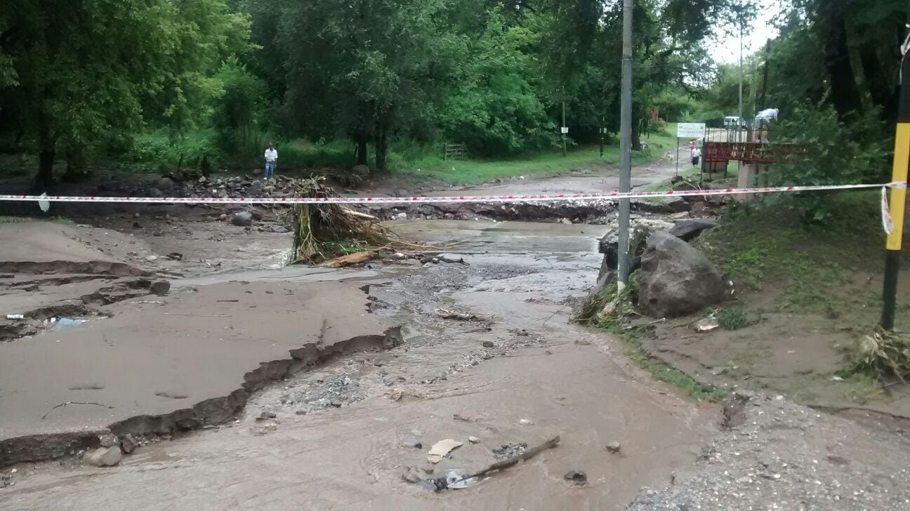 Así quedó la zona de Mendiolaza.  Foto: Fernando Melo