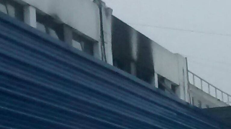 Así quedó luego del trabajo de los Bomberos.
