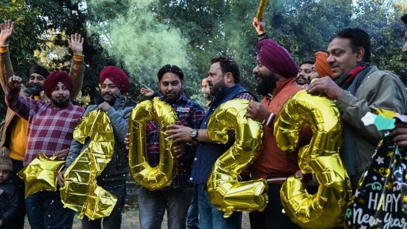 Así reciben el año nuevo en el mundo