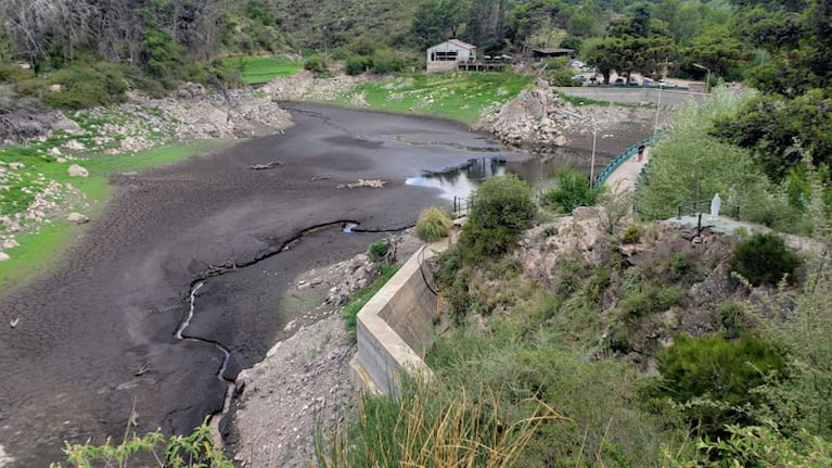 Así se encuentra el dique San Jerónimo. Foto: Julieta Pelayo/ElDoce.