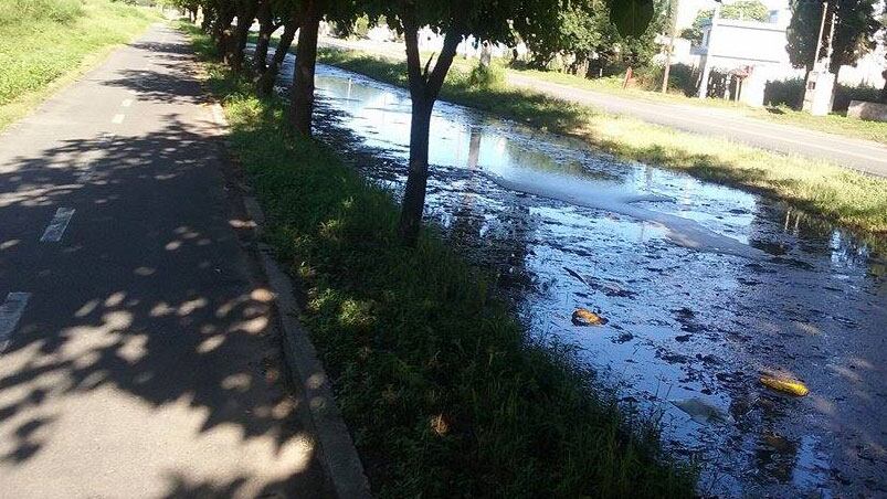 Así se encuentra una parte de la avenida Malvinas. Foto: Ariel Espinosa.