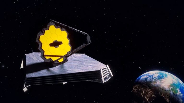 Así se había posicionado el telescopio para lograr la imagen. Foto: MVS Noticias.
