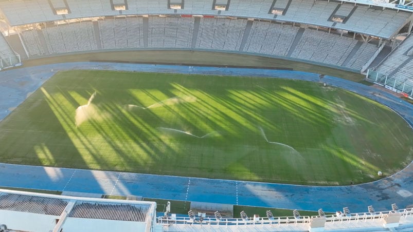 Así se ve el Kempes desde el drone de El Doce.