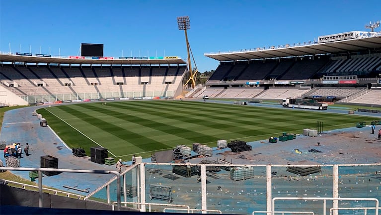 Así se ve el Kempes después del show de Paul McCartney.