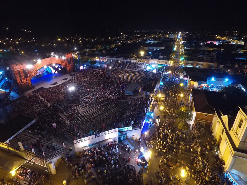 Así se ve la Plaza Próspero Molina desde el aire. Foto: Francesco Trombetta / ElDoce.tv.