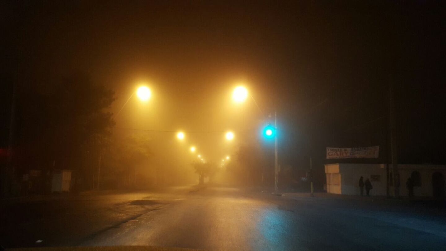 Así se veían las calles de Córdoba antes del amanecer.