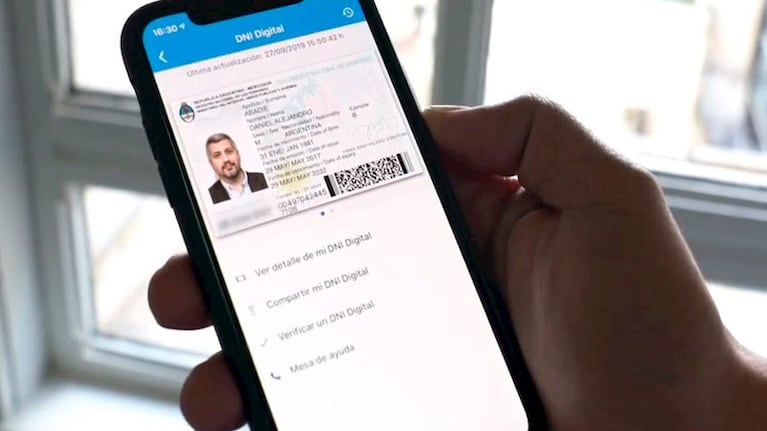 Así se verá en tu celular la versión digital de tu DNI.
