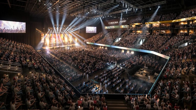 Así será el Córdoba Arena que tendrá lugar para 12 mil personas.
