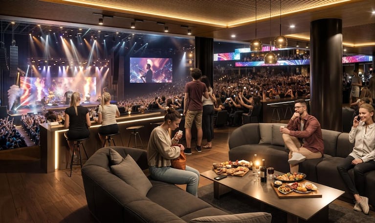 Así será el Córdoba Arena que tendrá lugar para 12 mil personas.