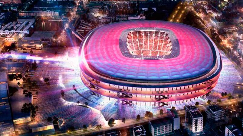 Así será el nuevo estadio del Barcelona. 