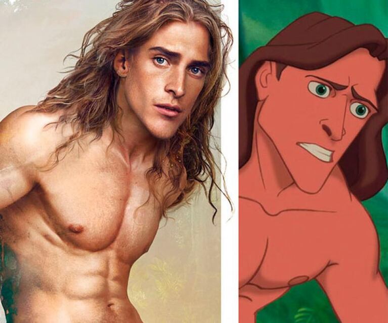 Así serían los príncipes de Disney en la vida real.