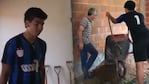 Así trabajaba el joven asesinado. / Foto: Captura de video