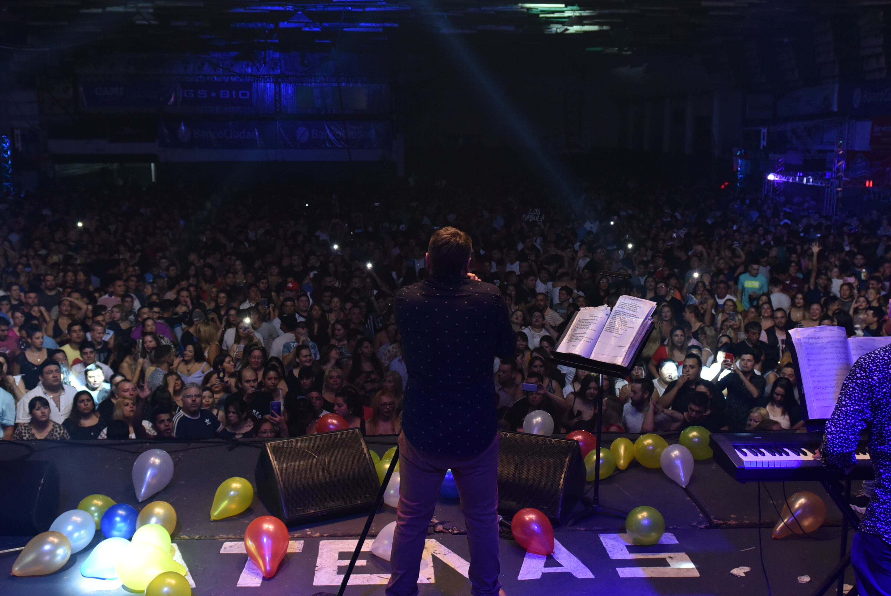 Atenas y un lleno total para celebrar junto al Loco. / Foto: Maxi López ElDoce.tv