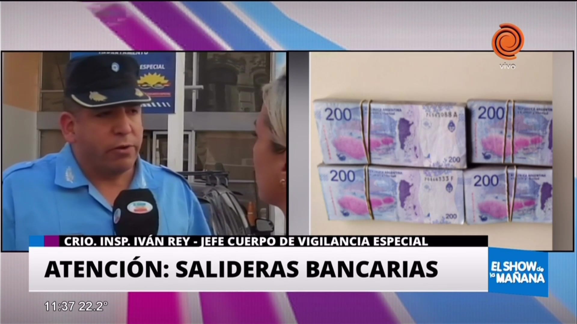 Atención: Salideras bancarias