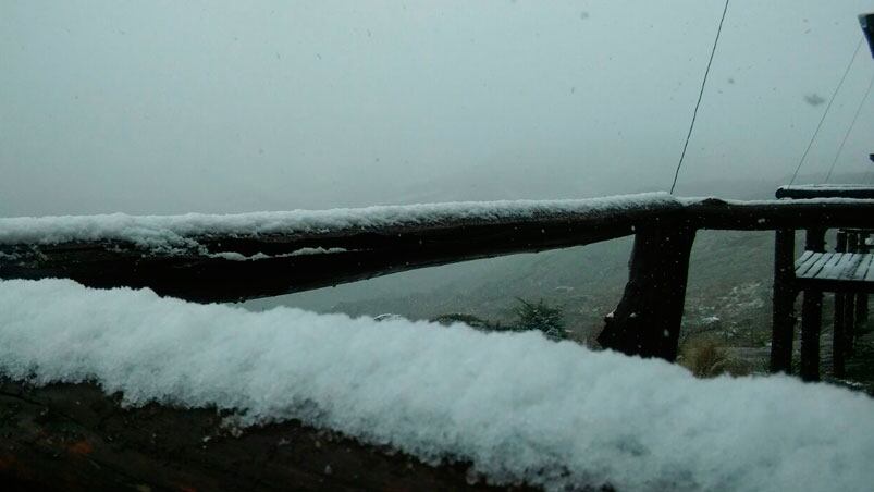 Atractivo paisaje de La Cumbrecita cubierta de nieve. Fotos: Werner Martínez / ElDoce.tv