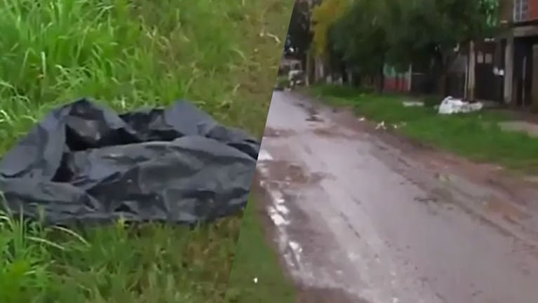 Atropelló y mató a un bebé abandonado en una bolsa de plástico.