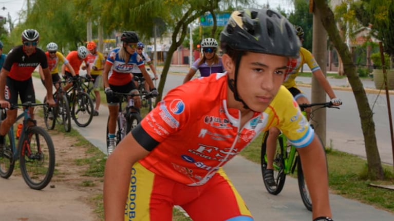 Aukha Bustos, el joven atropellado cuando viajaba a Alta Gracia.