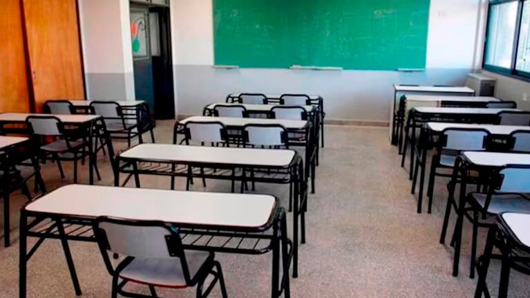 Aula de escuela secundaria en Córdoba.
