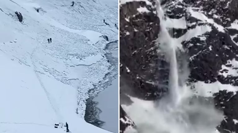 Avalancha en Chile.