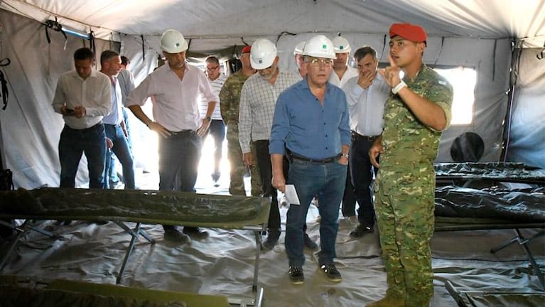 Avanza la reparación de una línea de alta tensión destrozada por un tornado