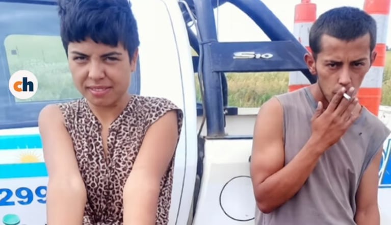 Axel Crisito y Dayana Peralta fueron detenidos en La Pampa.