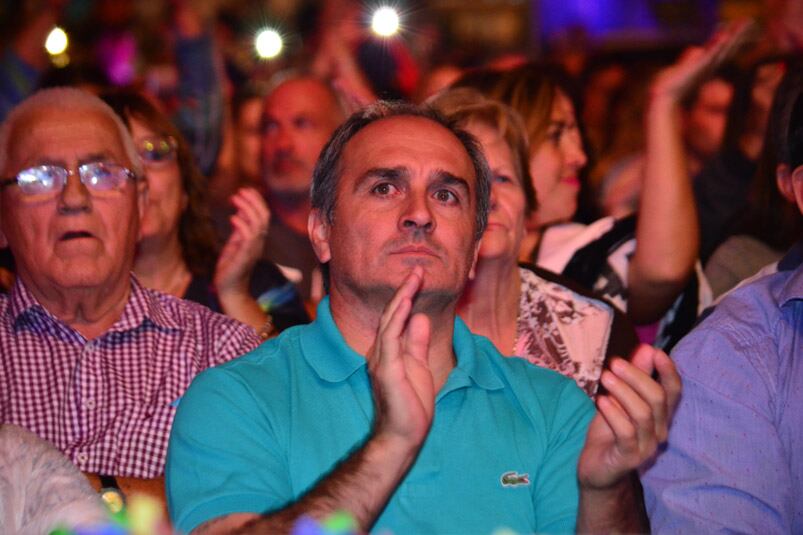 Axel fue invitado por Los Nocheros en la última noche de Cosquín 2017. Foto: Francesco Trombetta / ElDoce.tv.