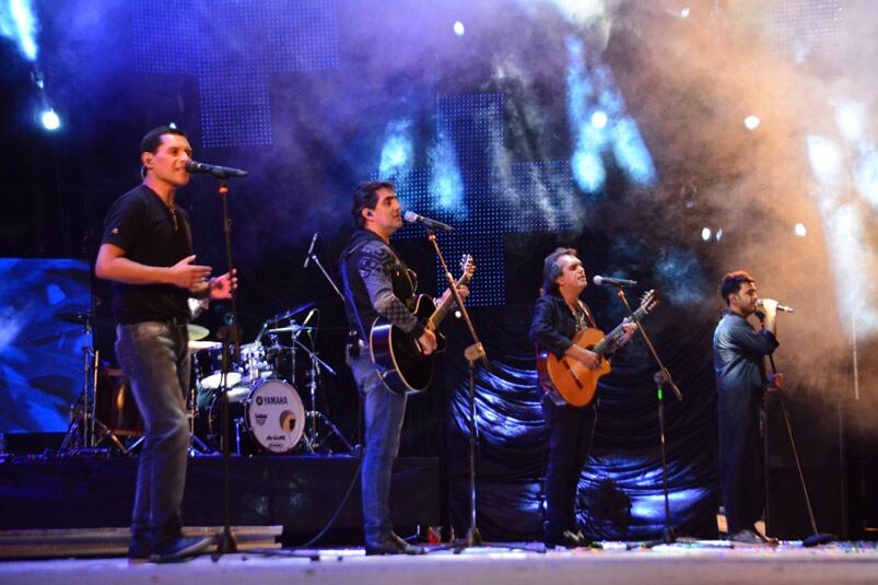 Axel fue invitado por Los Nocheros en la última noche de Cosquín 2017. Foto: Francesco Trombetta / ElDoce.tv.