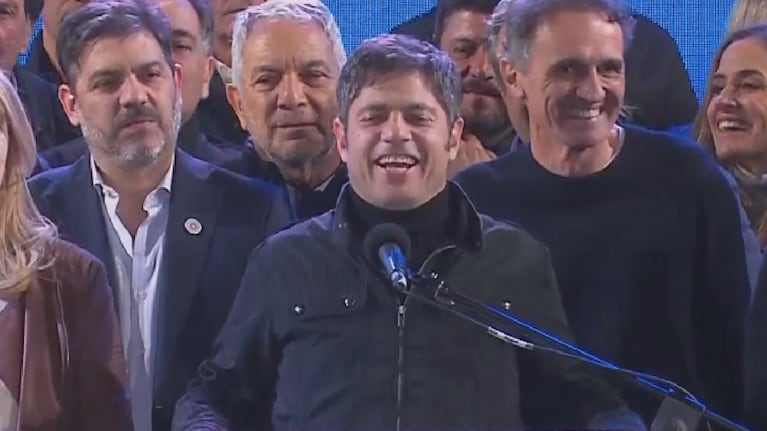 Axel Kicillof, sobre el triunfo en las legislativas de Buenos Aires: “Fue una victoria aplastante”. (Foto: captura TN).