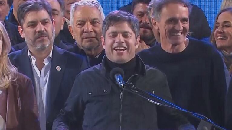 Axel Kicillof, sobre el triunfo en las legislativas de Buenos Aires: “Fue una victoria aplastante”. (Foto: captura TN).