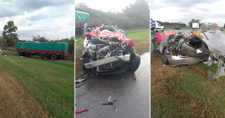 Bajaron a cambiar una rueda y murieron atropellados por una camioneta en plena ruta