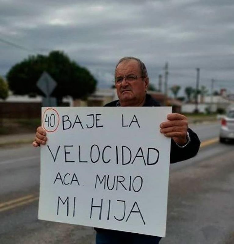 “Baje la velocidad, acá murió mi hija”: el dolor de un padre tras una tragedia en la ruta