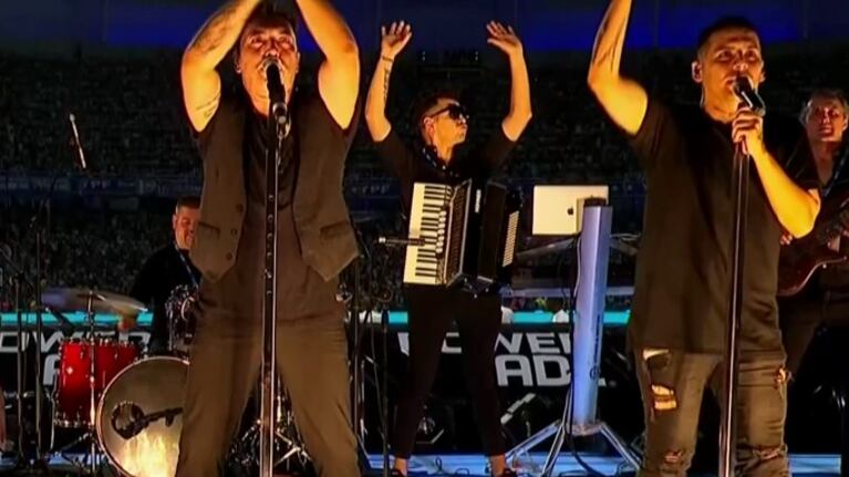 Banda XXI llenó de cuarteto la previa del partido de Argentina