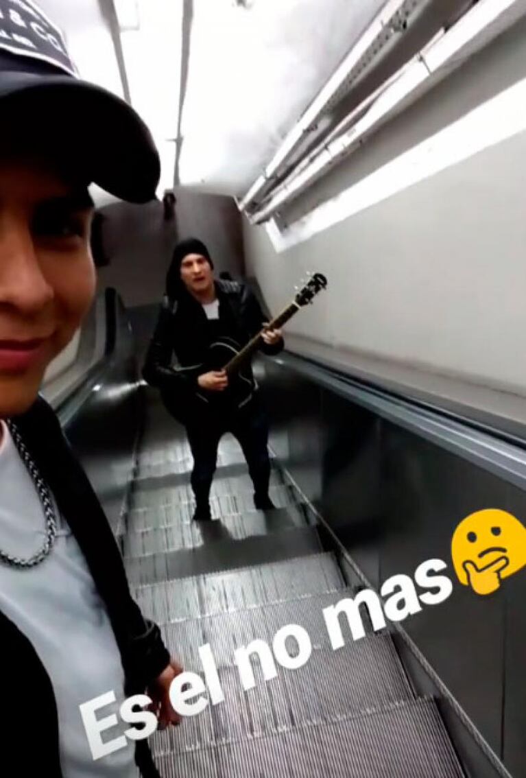 Banda XXI sorprendió en el subte de Buenos Aires