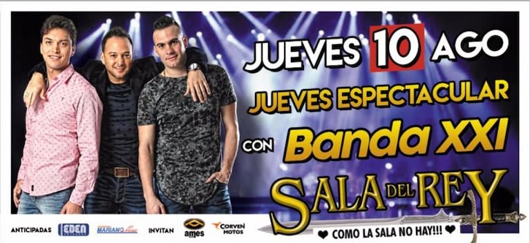 Banda XXI y Chipote en dos bailes imperdibles