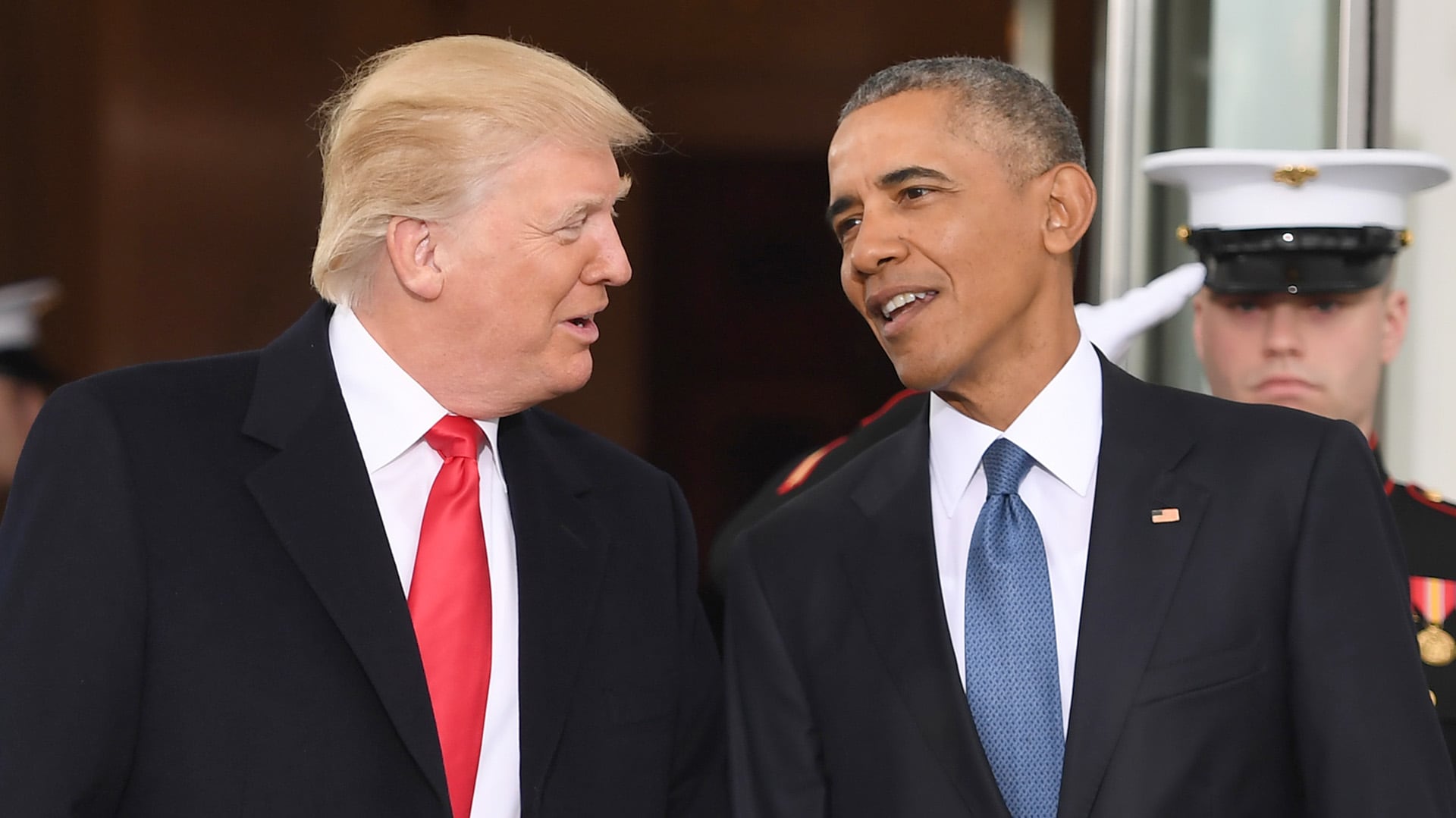 Barack Obama recibió a Trump en la Casa Blanca. 