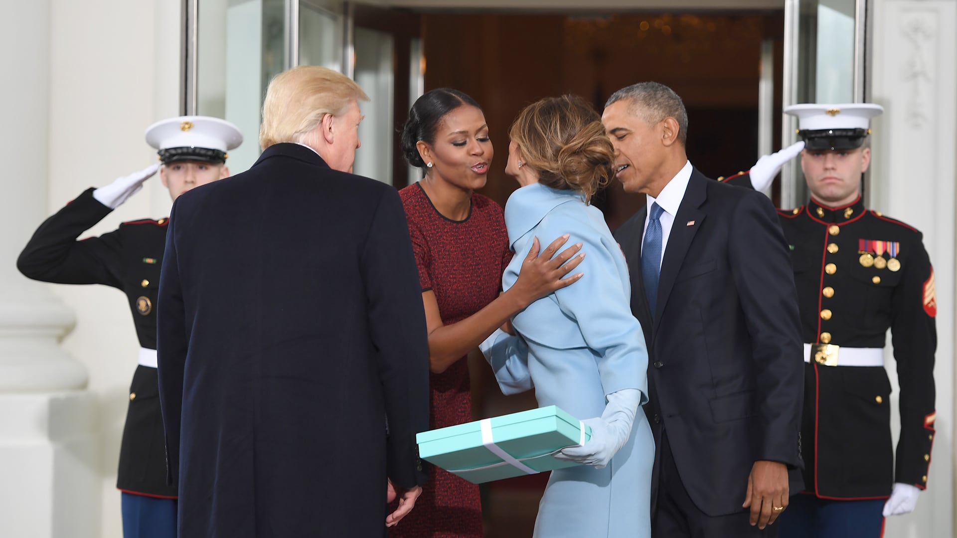 Barack Obama recibió a Trump en la Casa Blanca. 