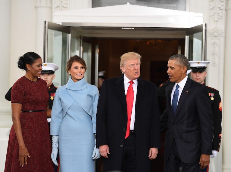 Barack Obama recibió a Trump en la Casa Blanca. 