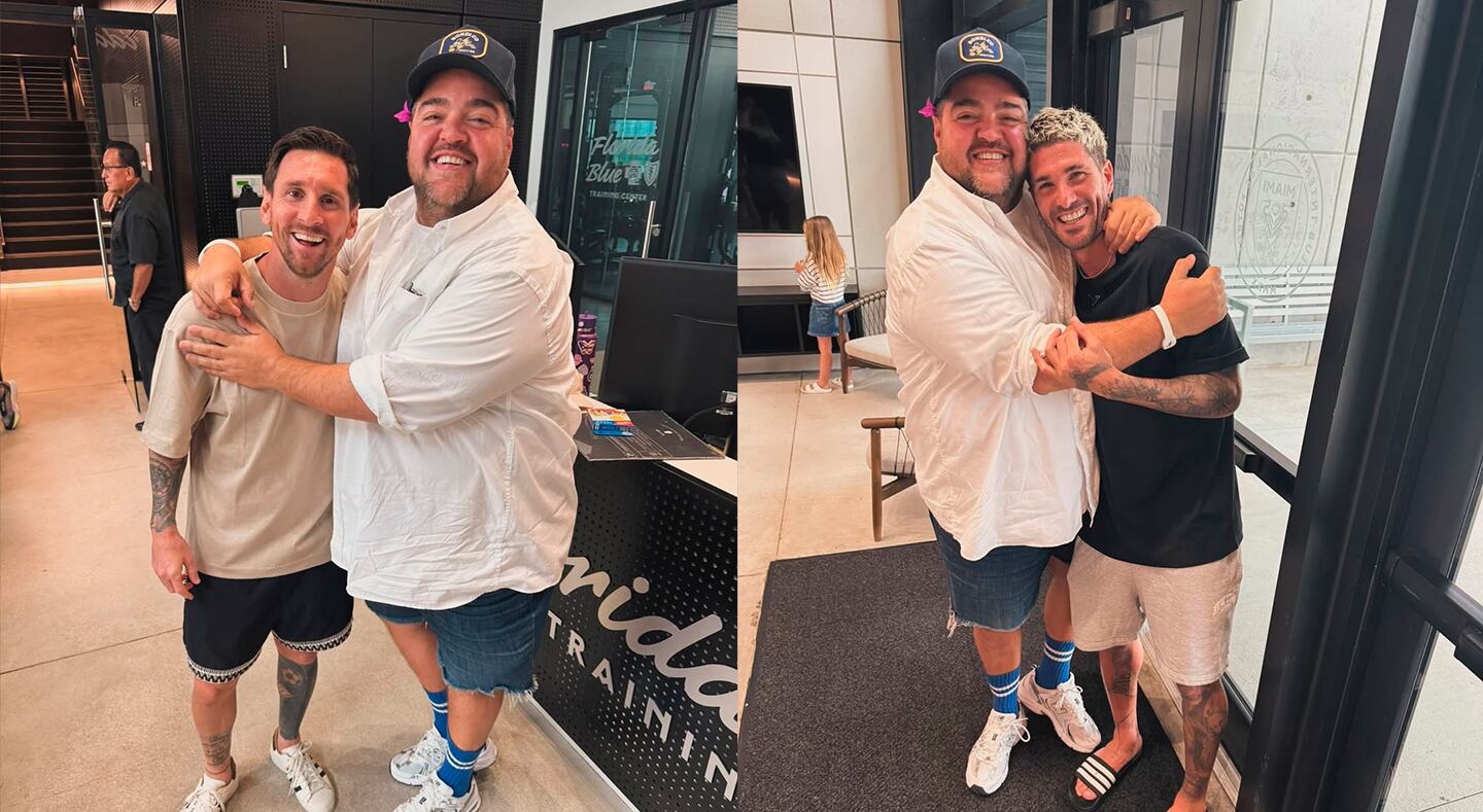 Barassi conoció a Messi y De Paul