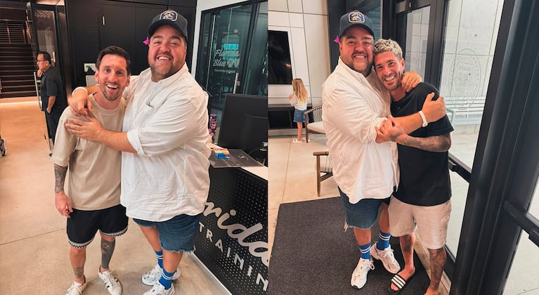 Barassi conoció a Messi y De Paul