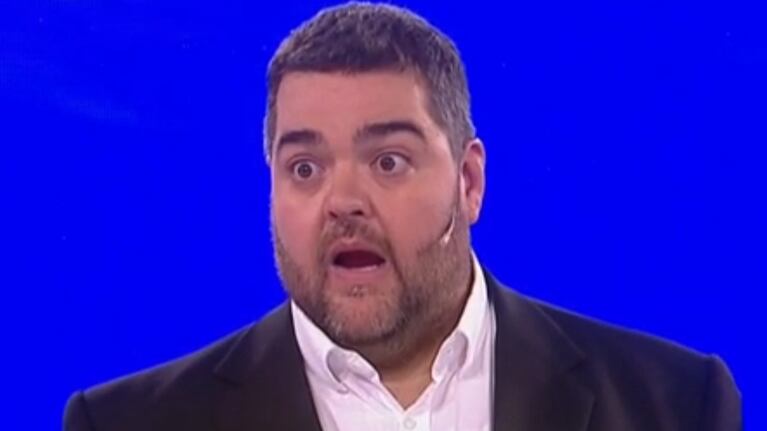 Barassi estalló cuando una participante acertó en Ahora Caigo: “Se está comiendo a alguien de la producción”