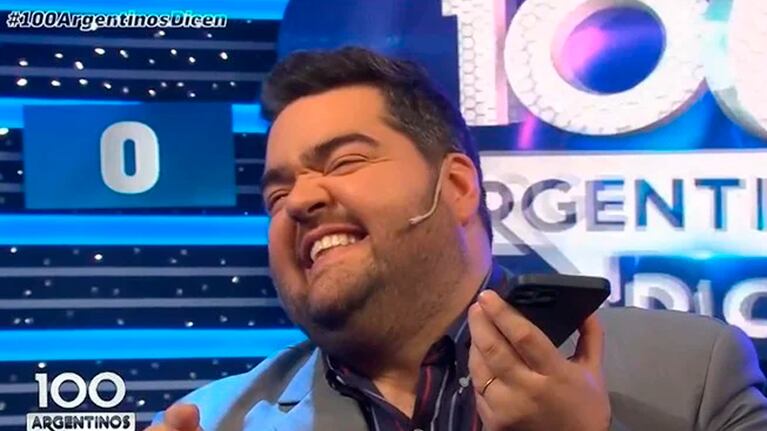Barassi mostró el audio en vivo en 100 argentinos dicen.