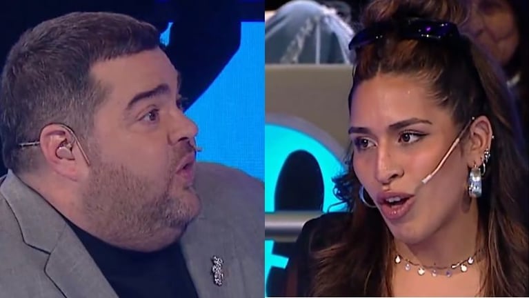 Barassi y un divertido cruce con Renata, una participante.