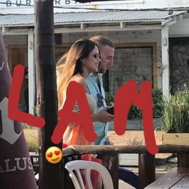 Barbie Vélez paseó con su nuevo novio por Punta del Este