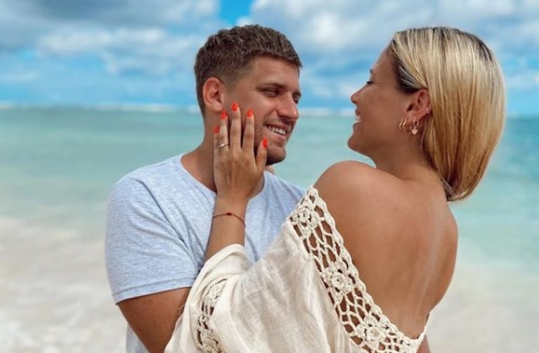 Barbie y Rodríguez se comprometieron en Punta Cana.