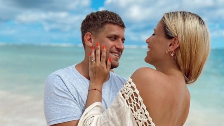 Barbie y Rodríguez se comprometieron en Punta Cana.