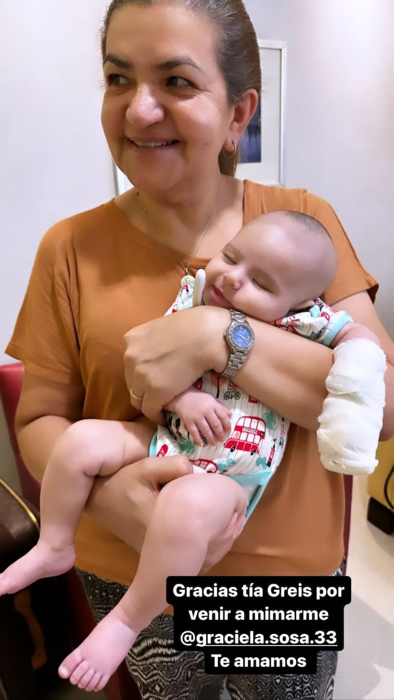 Barby Franco mostró la sonrisa de su beba y le agradeció a la mamá de Fernando
