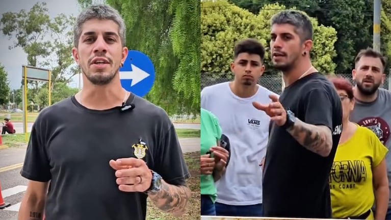 Barrelier en la Escuela de Tránsito Municipal.