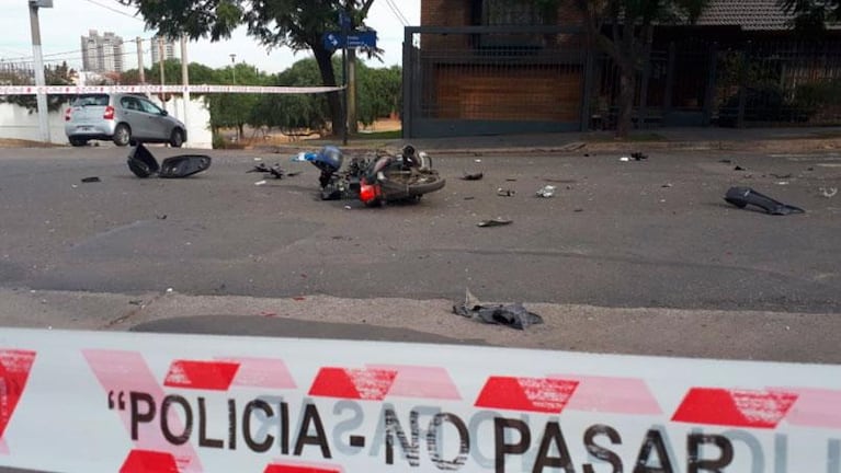 Barrio Urca: motochoro grave tras chocar durante una persecución