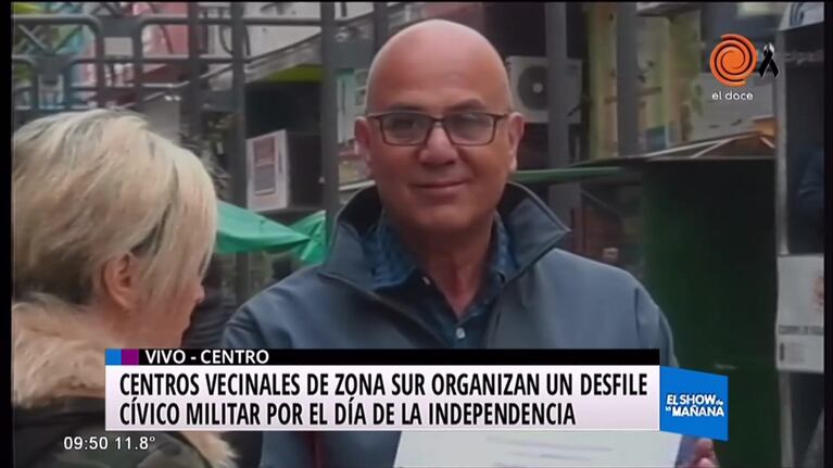 Barrios organizaron desfile cívico-militar en el sur de Córdoba